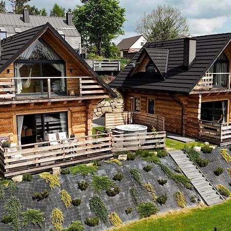 Domek Drewniany W Gorach Jacuzzi & Balia - Osada Chelm Stroza  Buitenkant foto