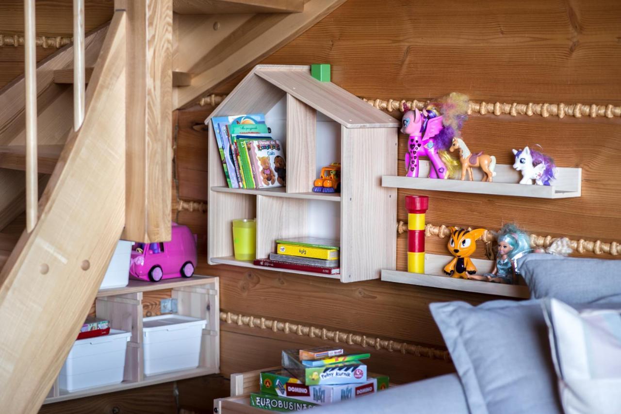 Domek Drewniany W Gorach Jacuzzi & Balia - Osada Chelm Stroza  Buitenkant foto
