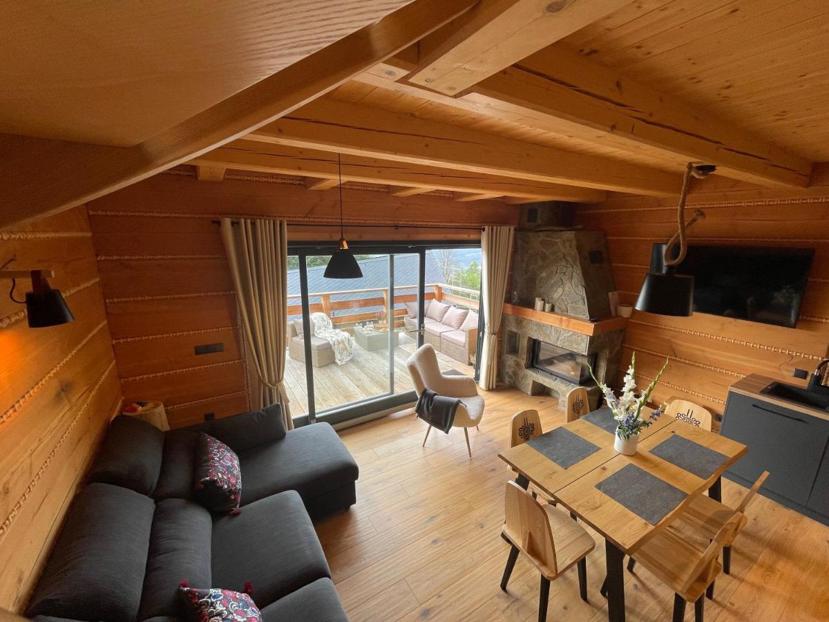 Domek Drewniany W Gorach Jacuzzi & Balia - Osada Chelm Stroza  Buitenkant foto