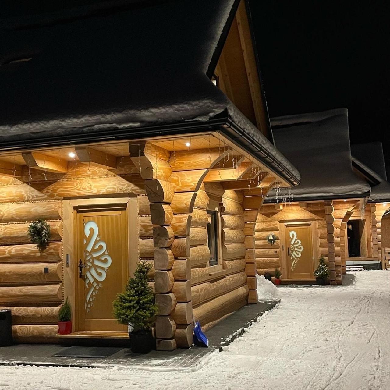 Domek Drewniany W Gorach Jacuzzi & Balia - Osada Chelm Stroza  Buitenkant foto