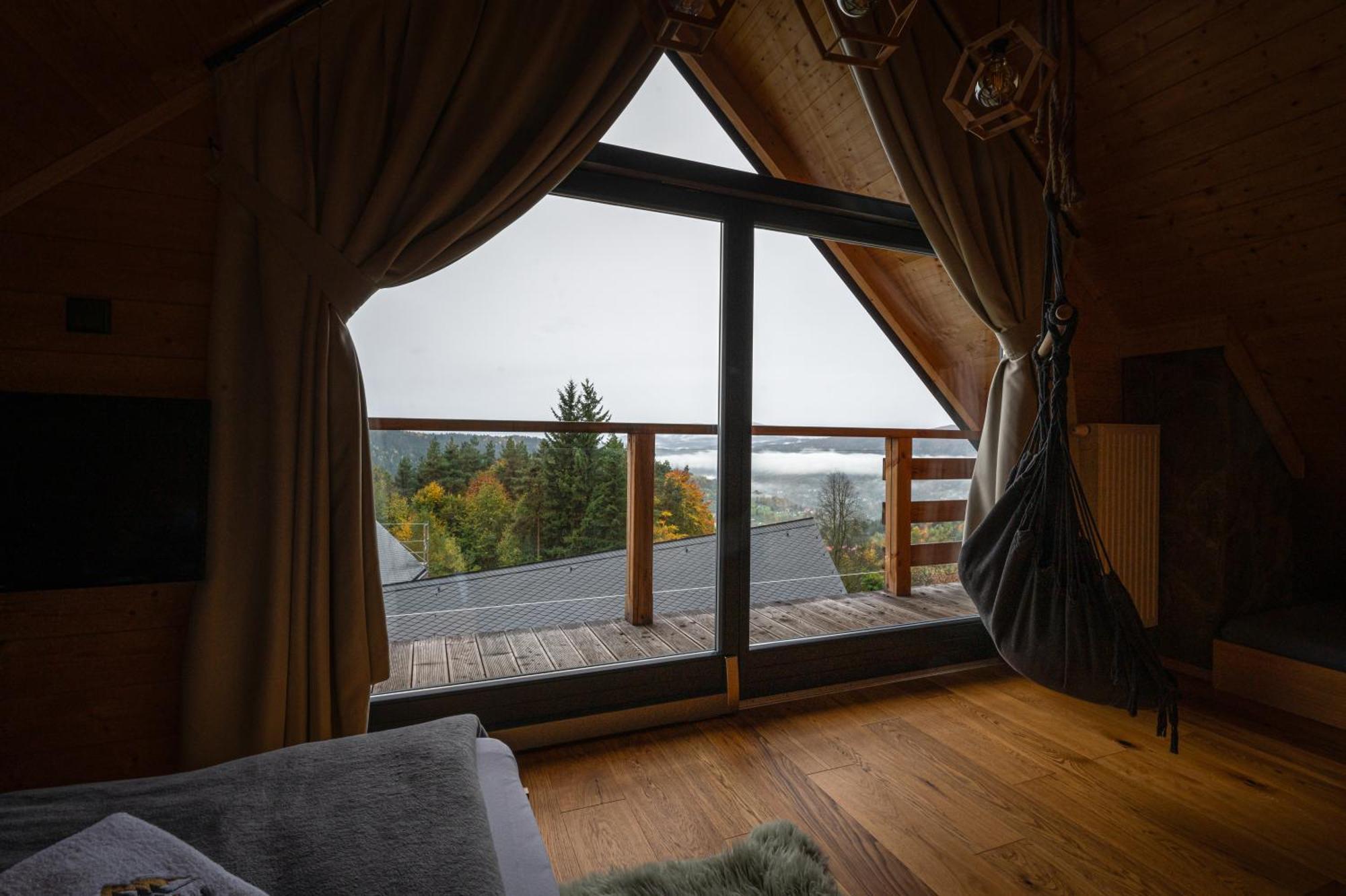 Domek Drewniany W Gorach Jacuzzi & Balia - Osada Chelm Stroza  Buitenkant foto
