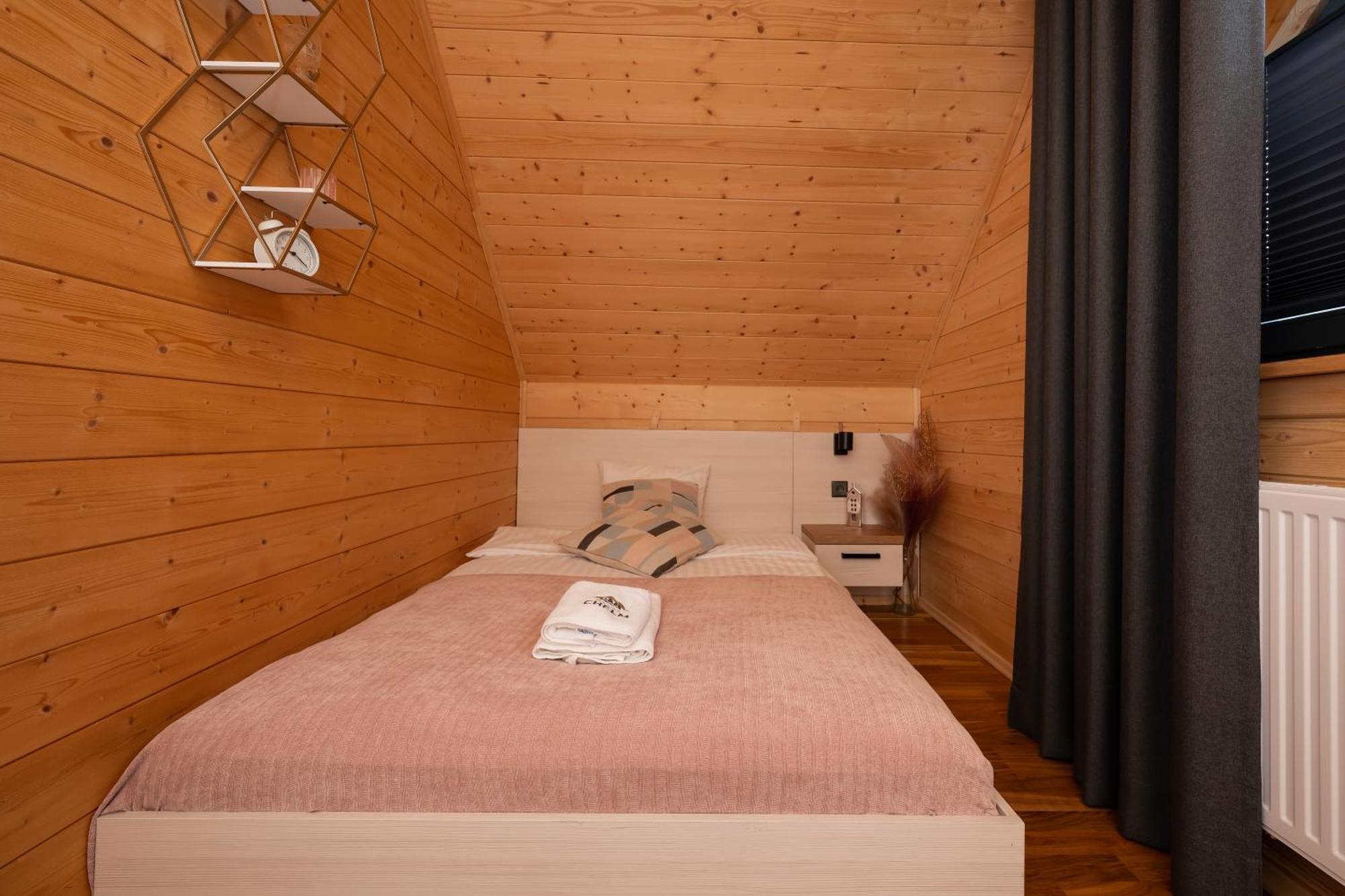 Domek Drewniany W Gorach Jacuzzi & Balia - Osada Chelm Stroza  Buitenkant foto